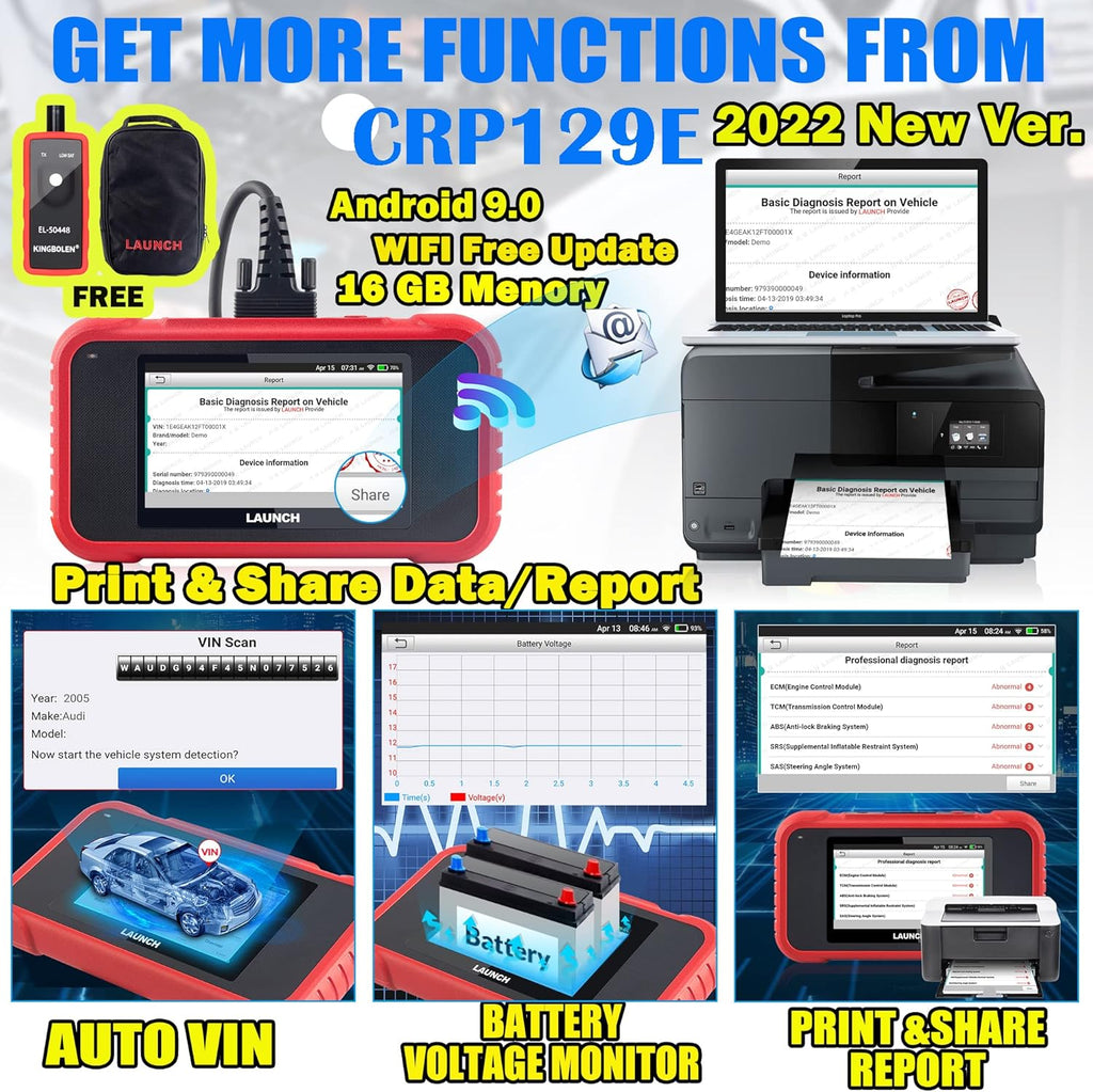 OBD2 Scanner Code Reader Car Diagnostic Tool O8240