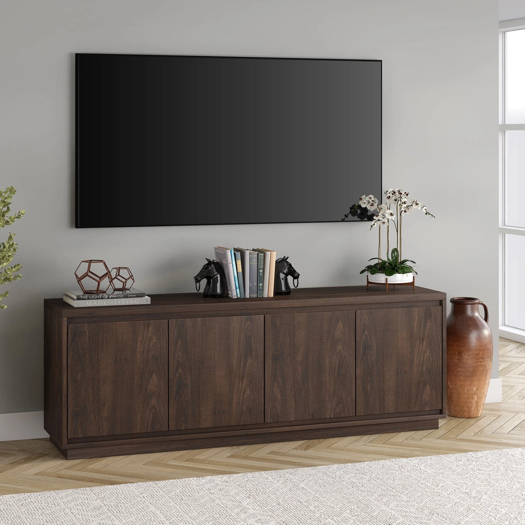 Alder Brown Rectangular TV Stand O925