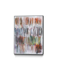Tan Framed Canvas Art Block J5713