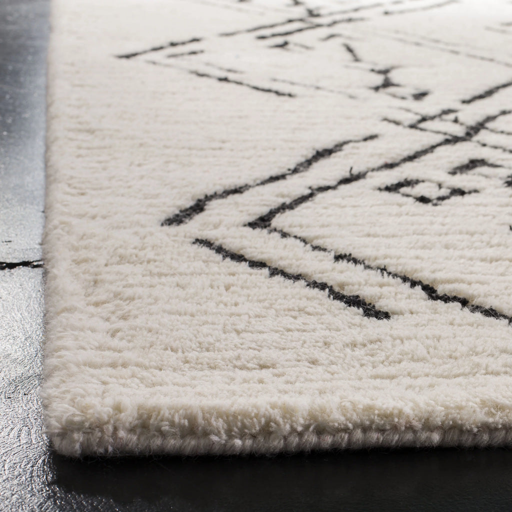 Shag Abstract Moroccan Area Rug or Runner C8964