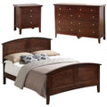 3-Piece Full Bed 8-Drawer Dresser and 3-Drawer Nightstand Set J462384