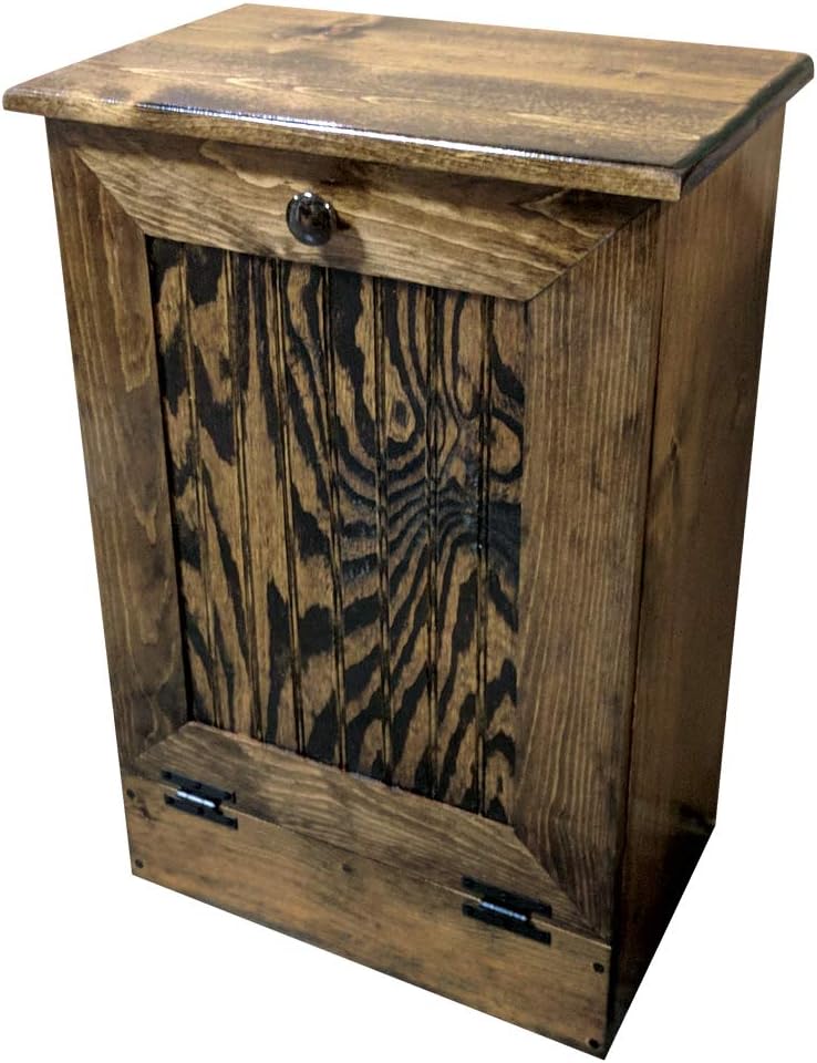 Solid Cottage White Tilt Out Trash Cabinet E92634