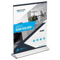 8.5" x 11" Upright Top-Loading Acrylic Sign H903