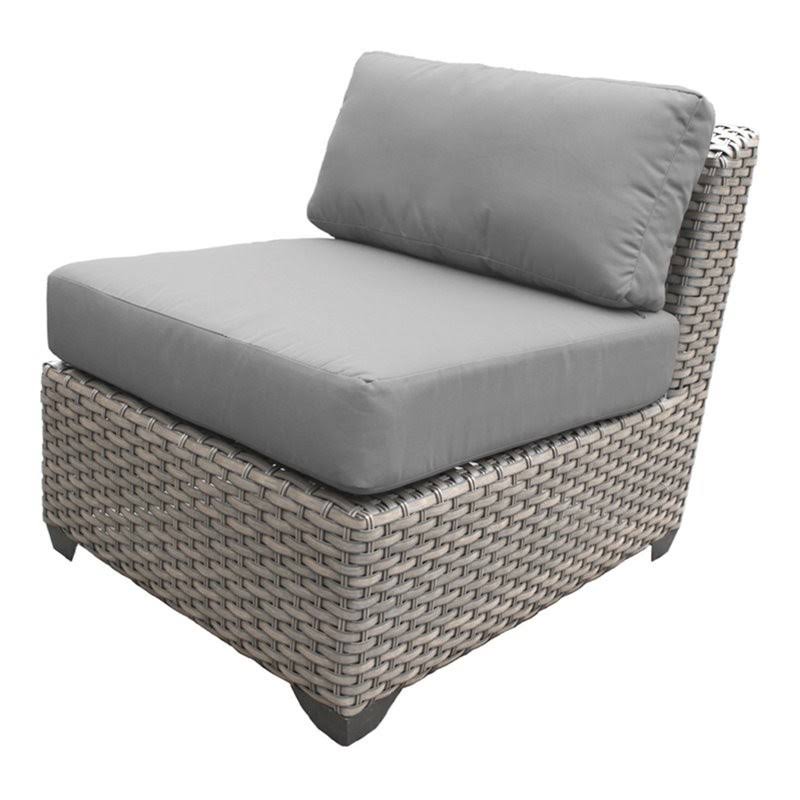 Armless Patio Chair in Gray W11572