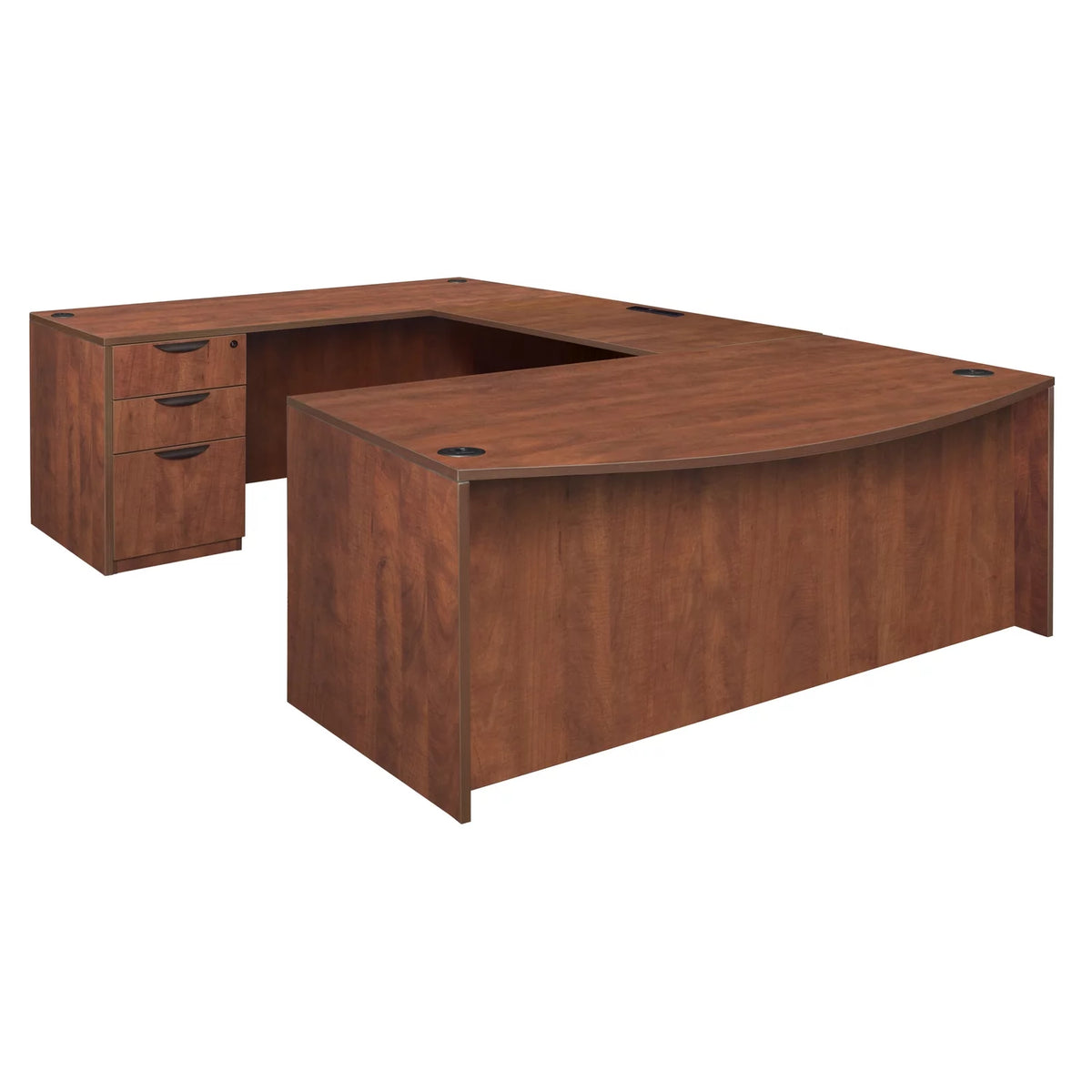 71" Double Pedestal U-Desk J977573