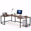 L-Shaped Desk with Printer Stand N2032
