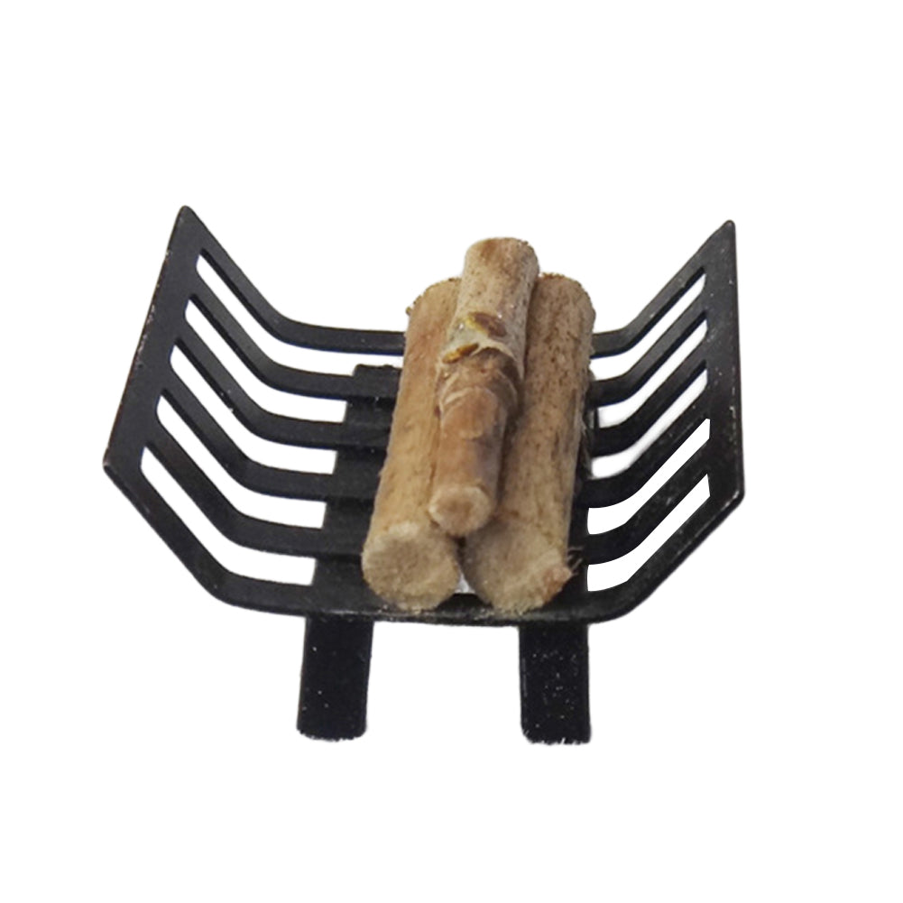1/12 Metal Rack with Firewood Doll House Furniture J54900