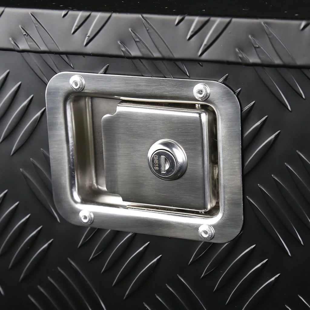 Aluminum Black Truck Bed Tool Box with Lock K202639