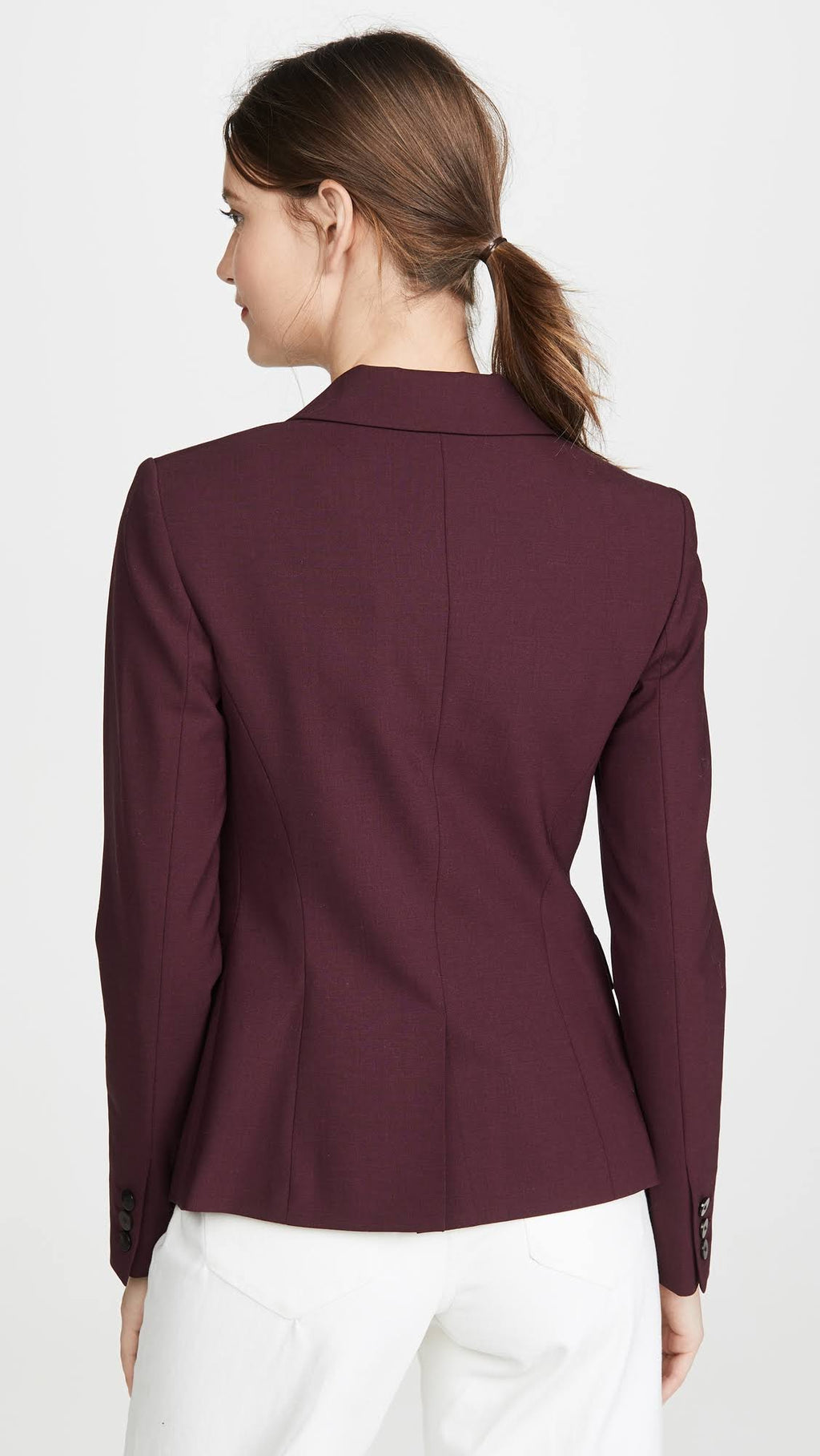 Red Stretch Wool Blazer M269154