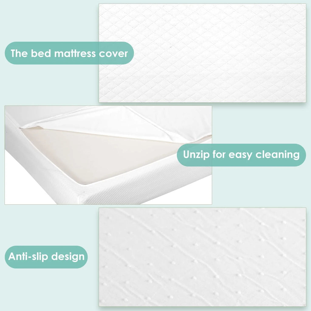 Gel Memory Foam Medium Firm Mattress, 10 in Full E569052