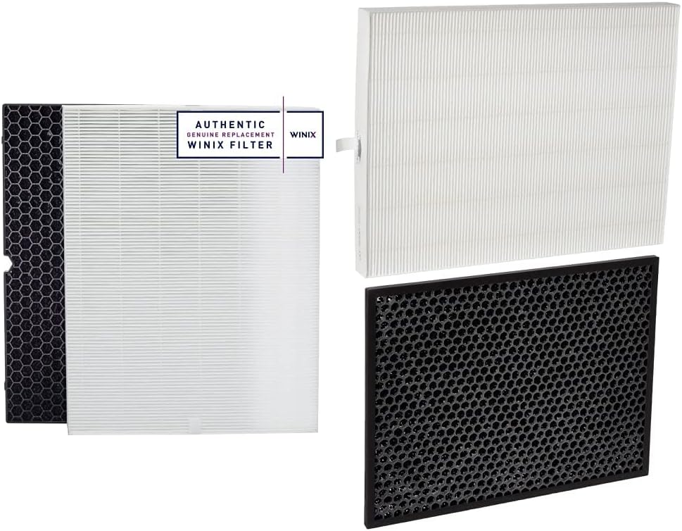 White Pack of 2 Replacement Filter H for Air Purifier O6163