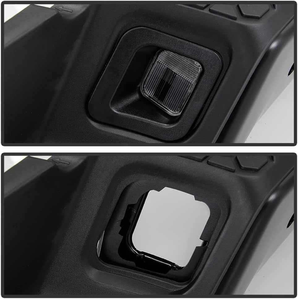 Black Steel Rear Step Bumper W383