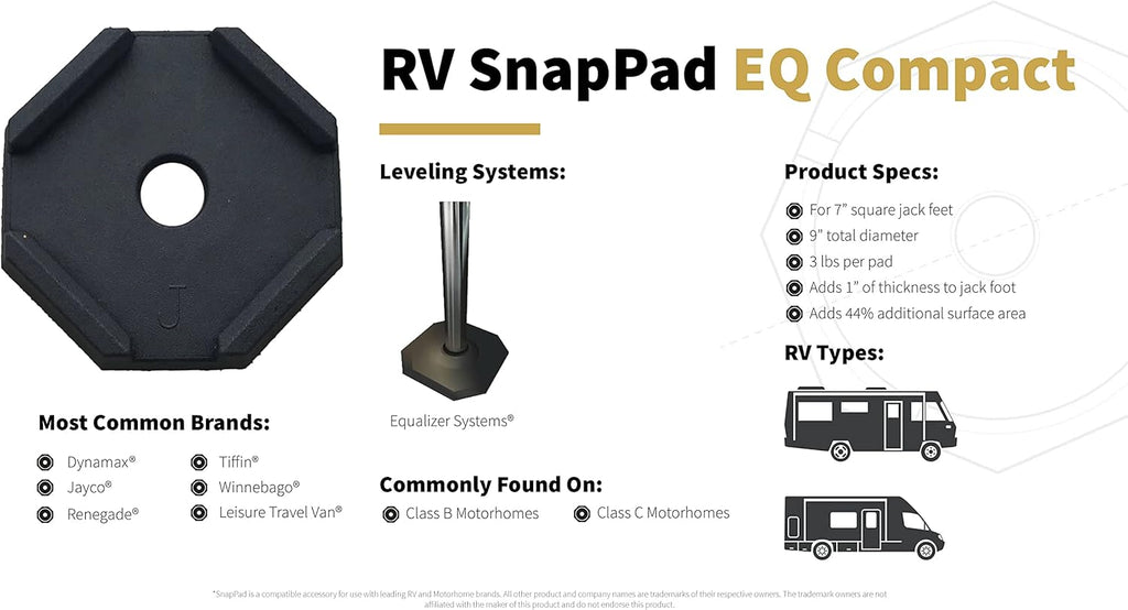 RV Leveling Jack Pad T606