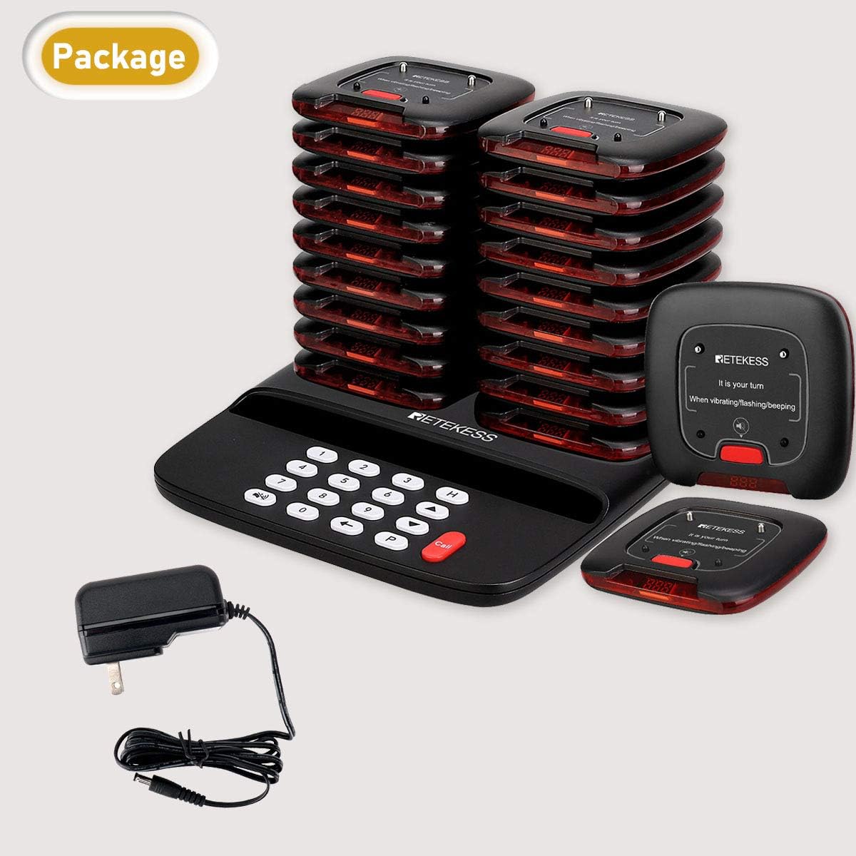 20 Pagers Restaurant Pager System C237