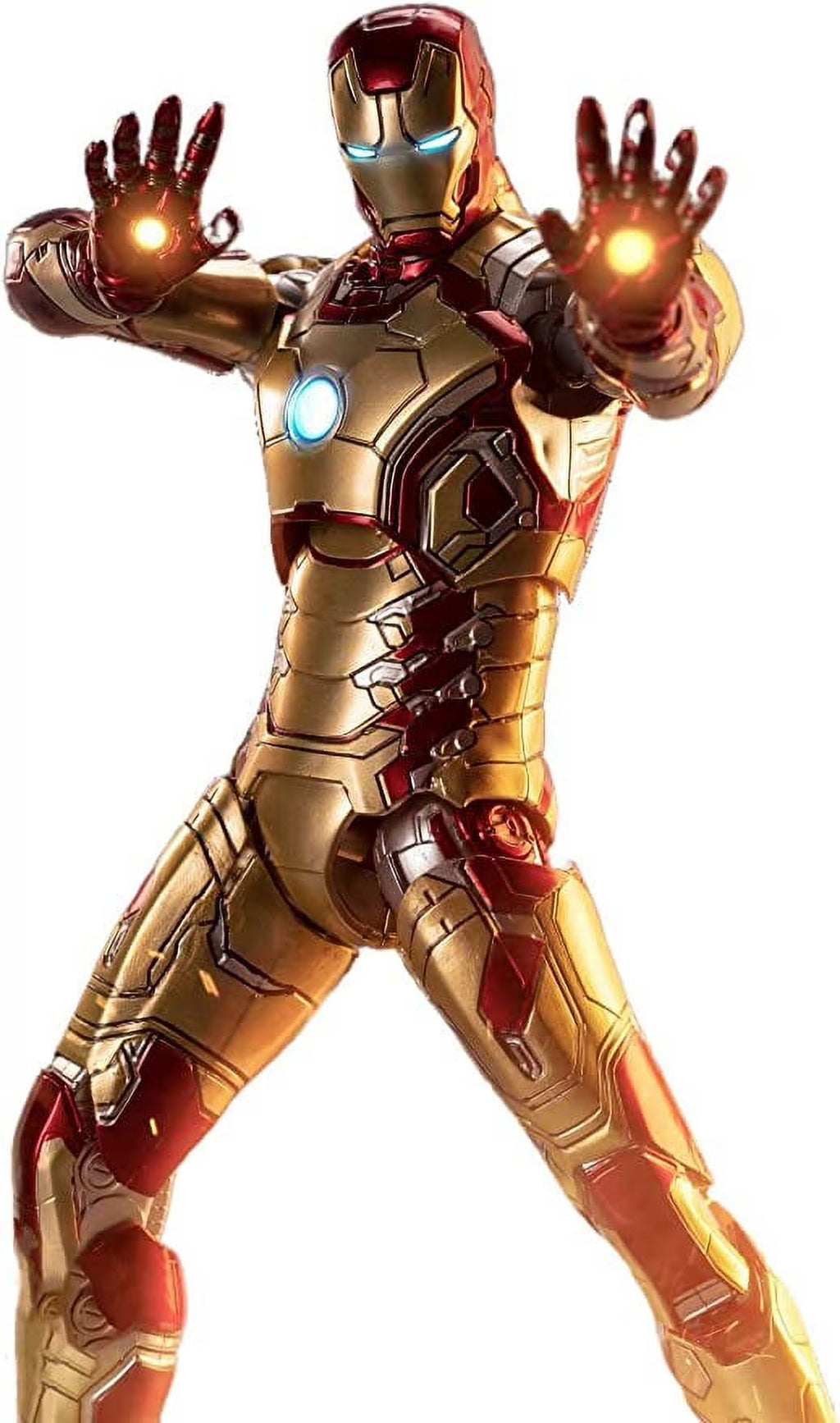 Iron Man 2 Mk5 Collectible Action Figure Luminous B332