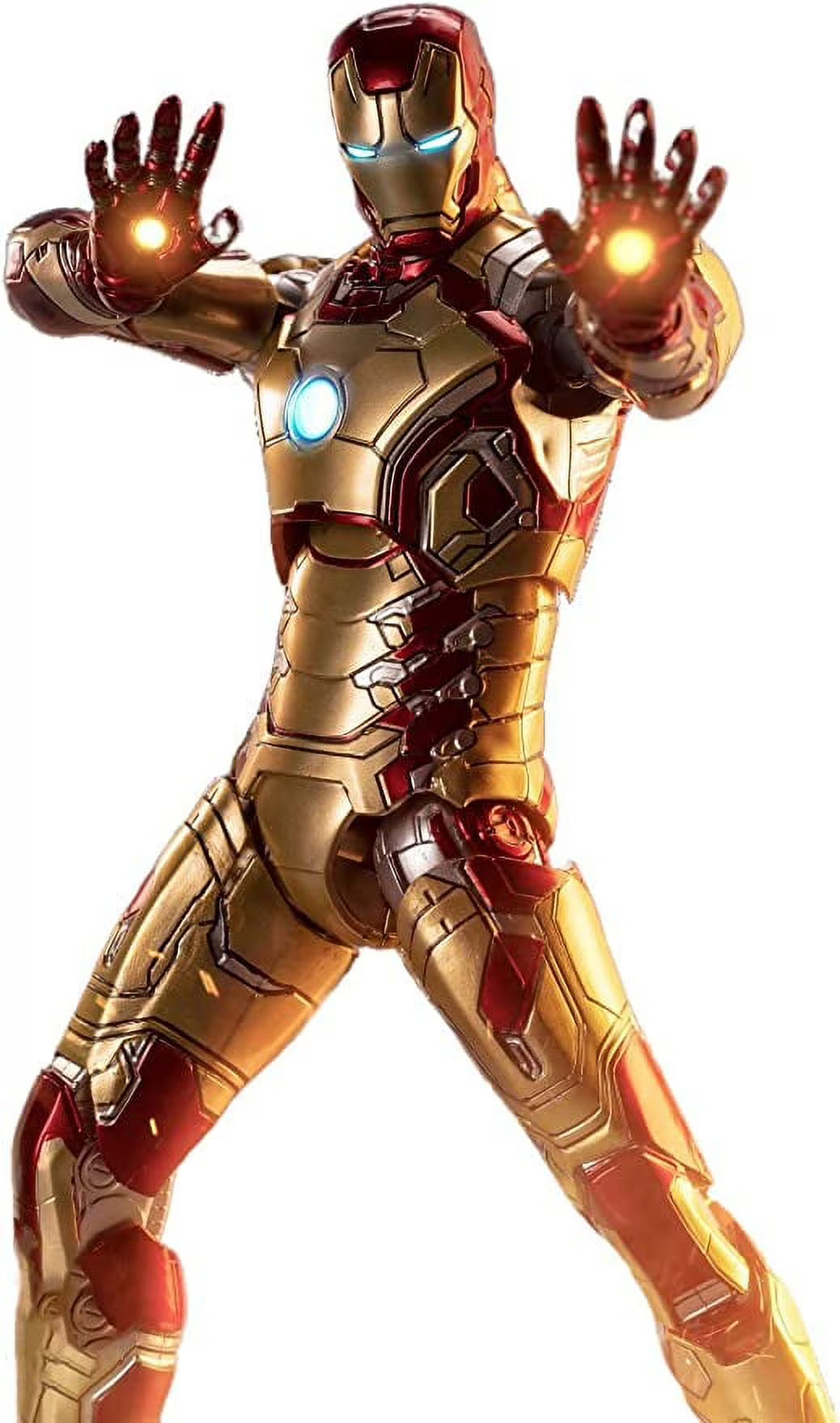 Iron Man 2 Mk5 Collectible Action Figure Luminous B332