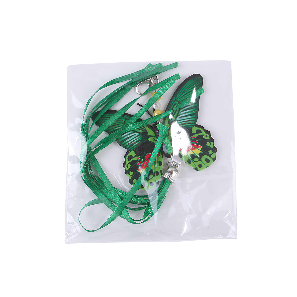 Cat Feather Wand Toy Retractable Teaser O738