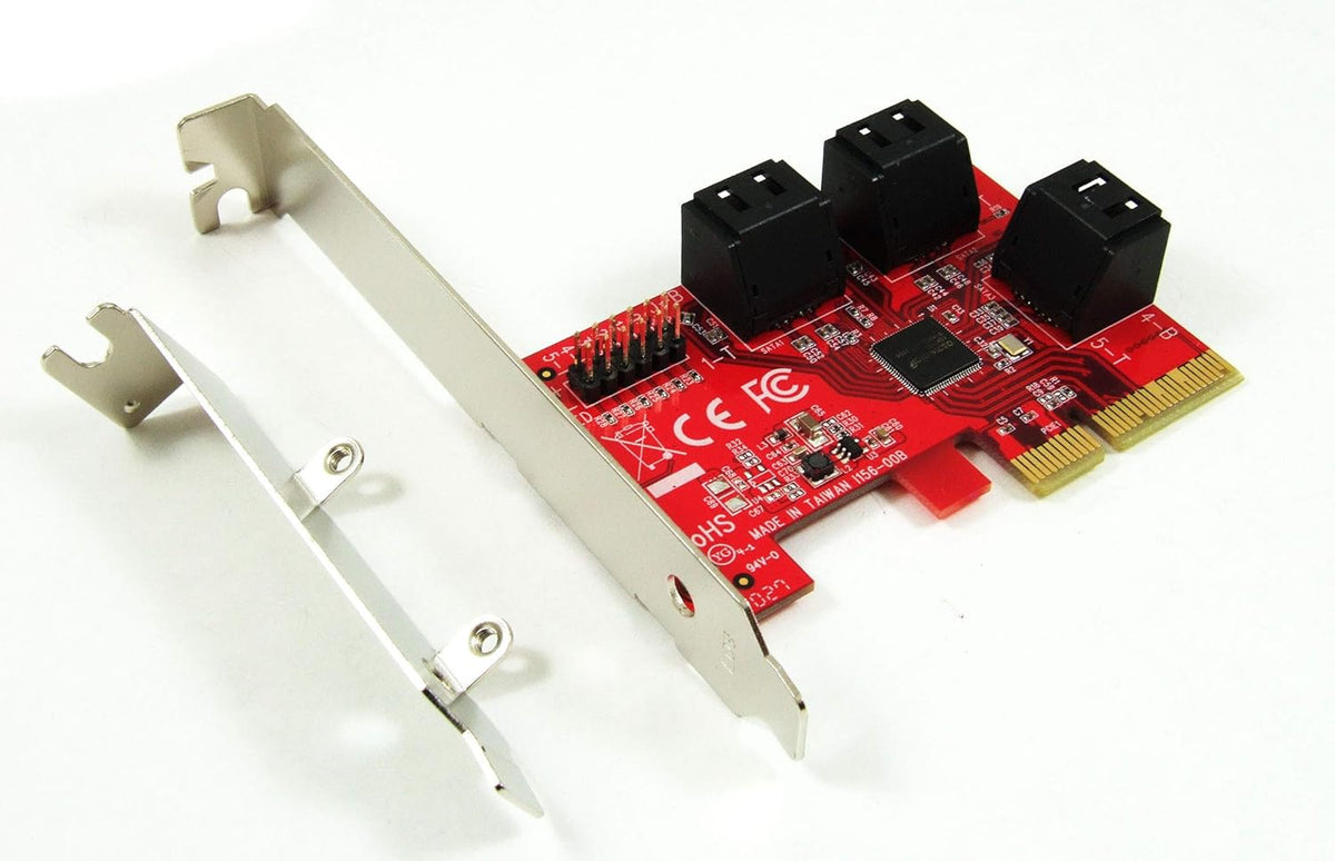 6-Port SATA 6G PCI Express x4 Host Adapter Card M717