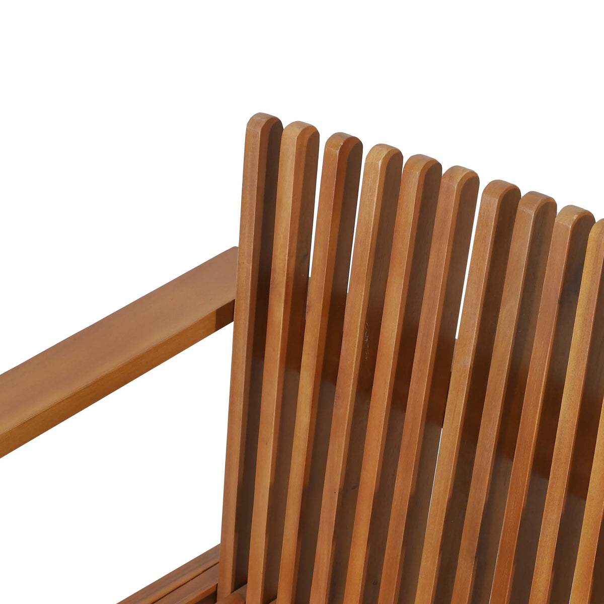 Acacia Wood Club Chairs, Set of 2 D425370