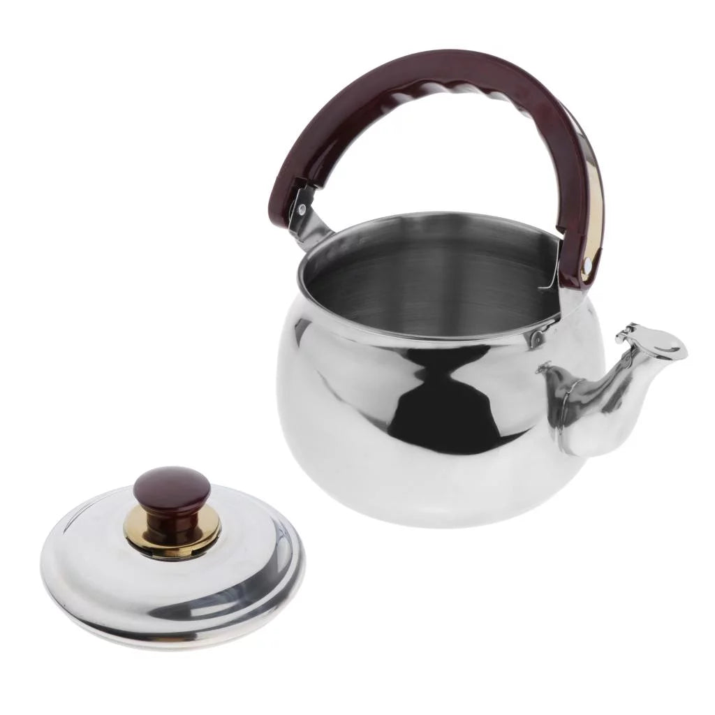 Stainless Steel Whistling Coffee and Tea Kettle 1.0 Liter Q8925