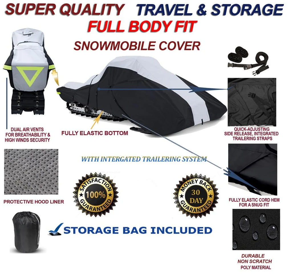 600 Denier Full Fit Snowmobile Travel and Storage Cover J551522