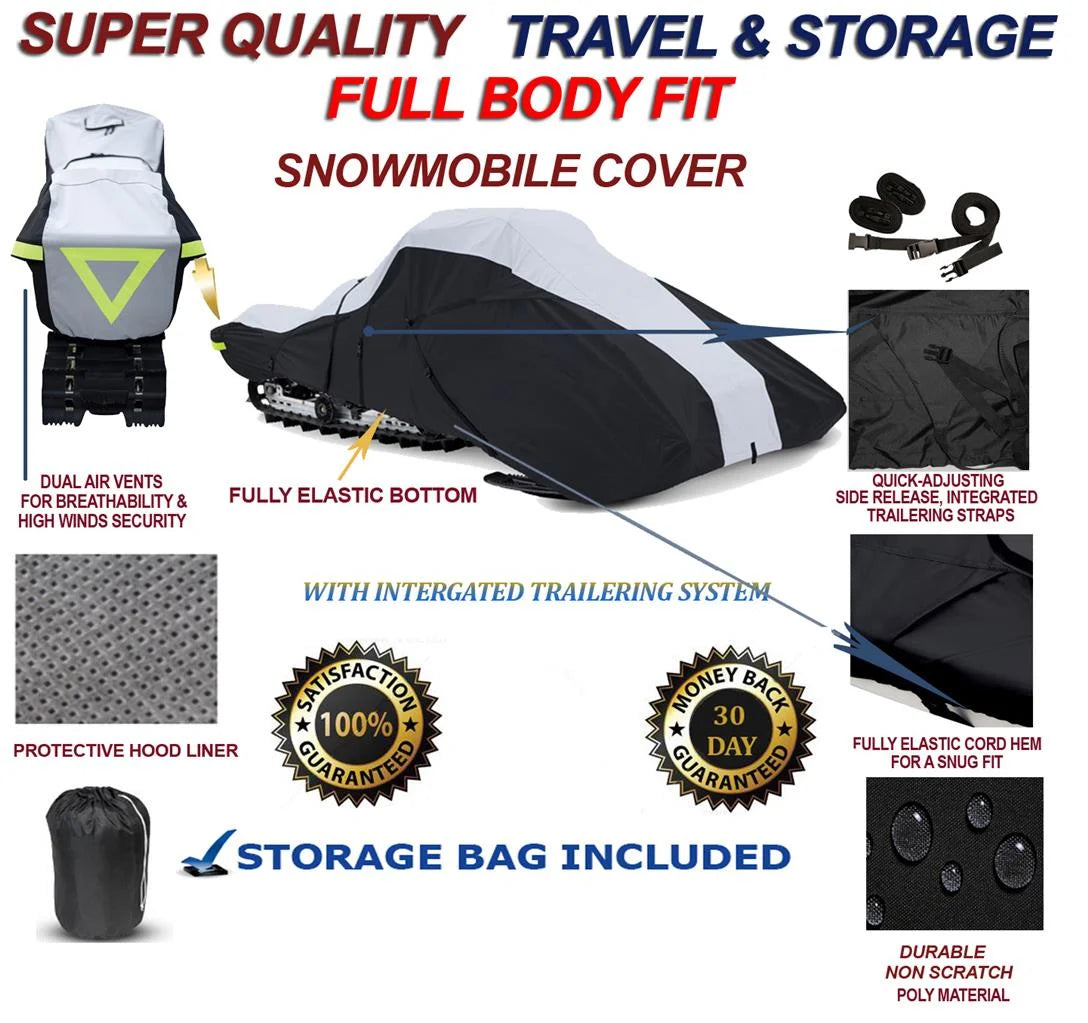 600 Denier Full Fit Snowmobile Travel and Storage Cover J551522
