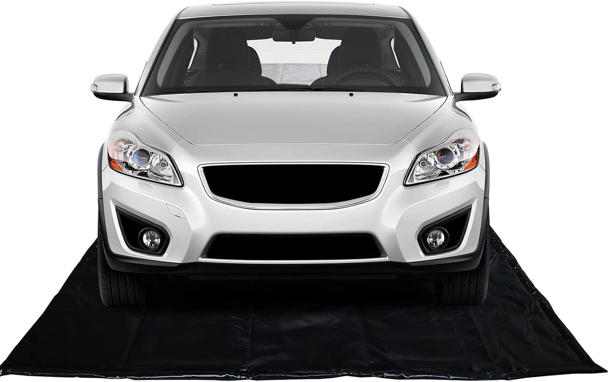 Black Garage Containment Mats 7'9'' X 16' G817164