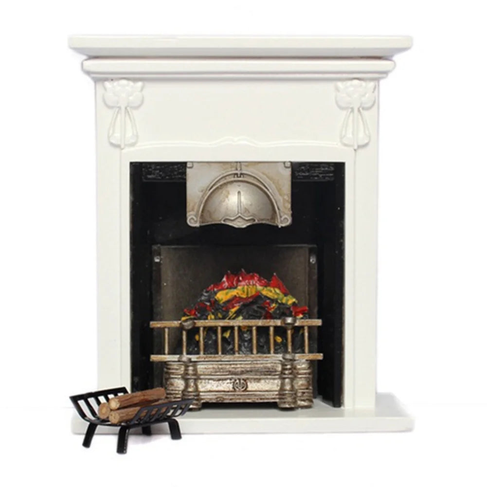1/12 Metal Rack with Firewood Doll House Furniture J54900
