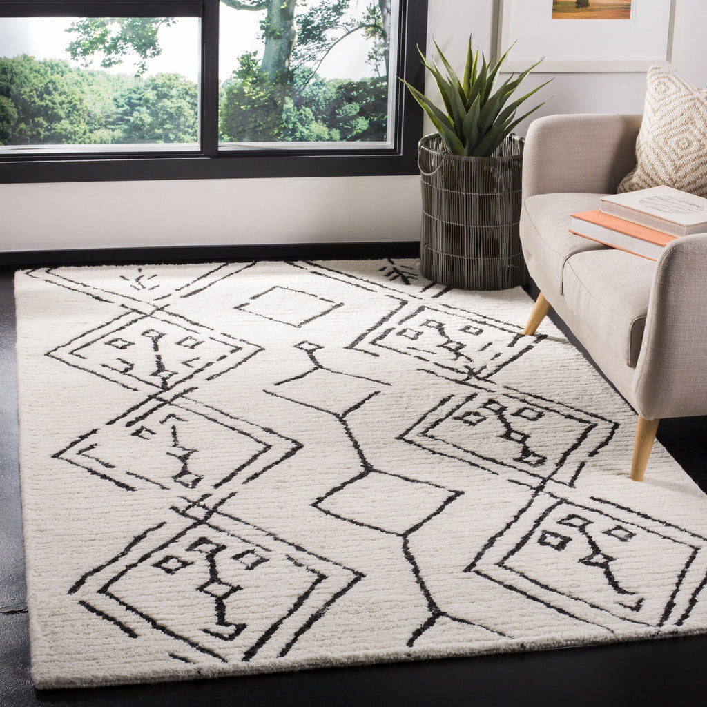 Shag Abstract Moroccan Area Rug or Runner C8964