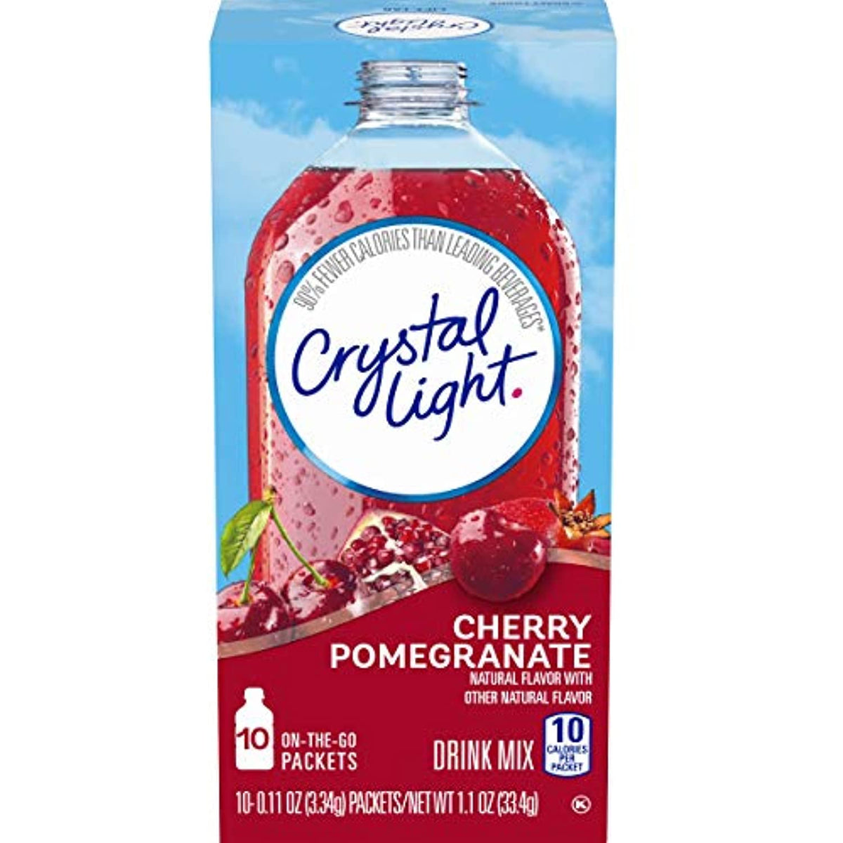 Pomegranate Cherry Drink Mix (5 Pitcher Packets, 6 Canisters Of 10) T933447