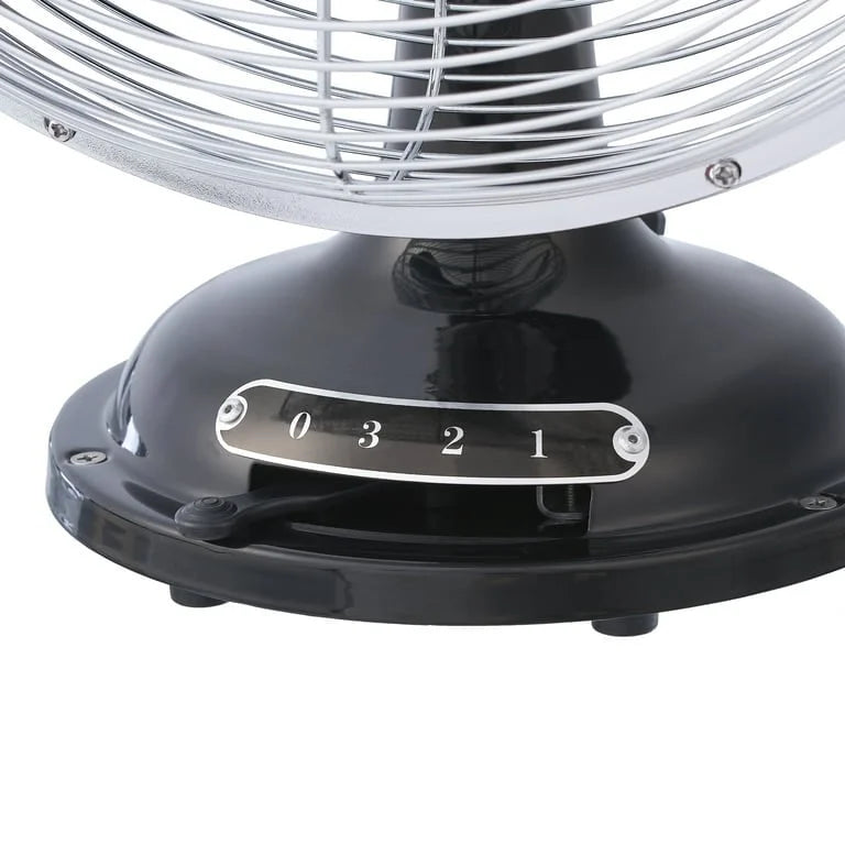 12'' Retro 3-Speed Metal Table Fan B5902